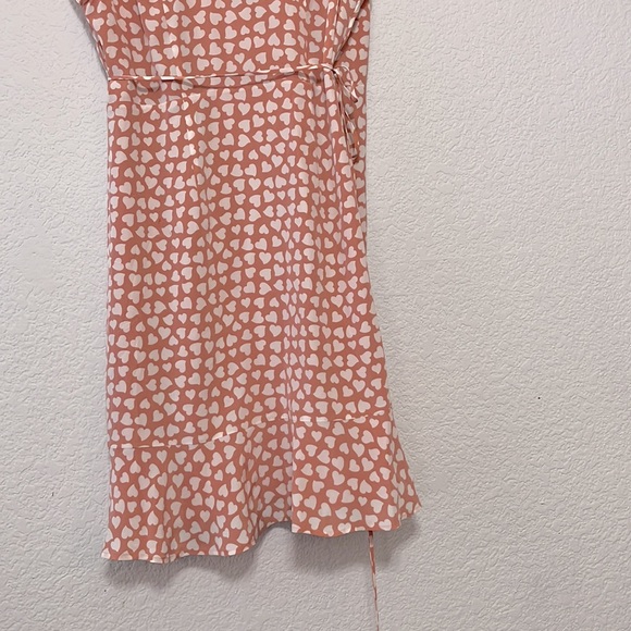 Rails Leanne Sweehearts Print Silk Wrap Dress - Picture 13 of 16